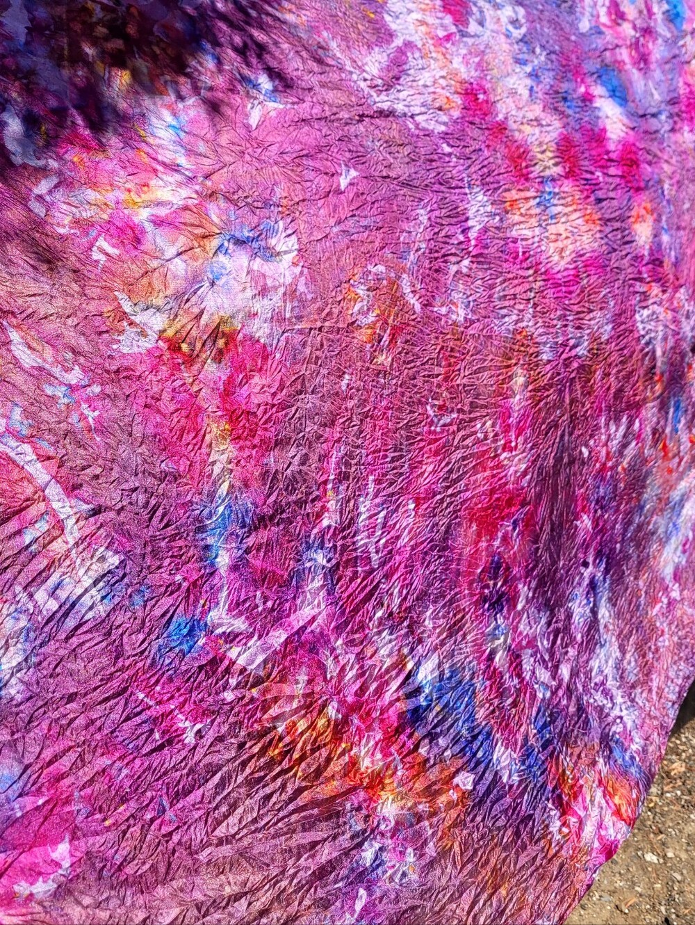 4 Yards Hand Dyed China Silk